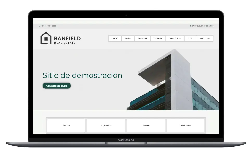 Sitios Web para inmobiliarias