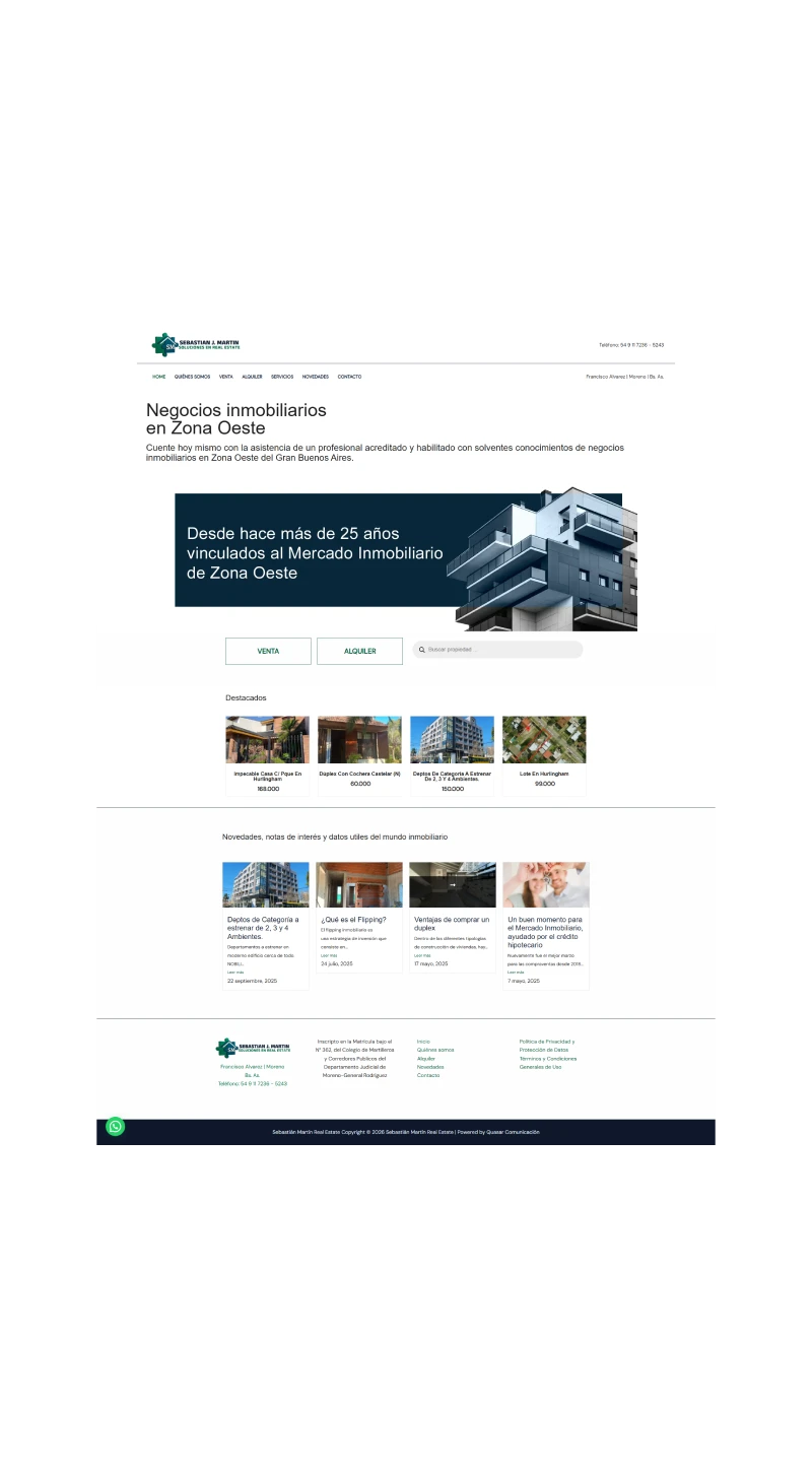 Sebastian Martín Inmobiliaria